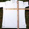 Peter Millar Summer Comfort CNBC Polo Shirt White Performance Golf Large NWOT
