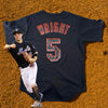 New York Mets David Wright #5 Majestic Black Alt Jersey USA Made Sz. M Rare