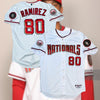 Washington Nationals 2008 Ismael Ramirez Game Worn Jersey Inaugural Season Sz 48