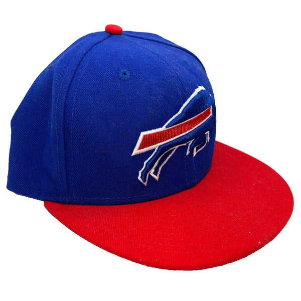 Buffalo Bills Hat Blue Red Football Team Basic New Era 59Fifty Size 7 1/4