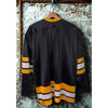 Boston Bruins CCM Jersey Black Gold Hockey Sz S NHL Vintage