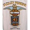 Harley Davidson 80 Years of Great Motorcycles 1994 San Fancisco L Biker T Shirt