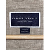 Charles Tyrwhitt 100% Linen Shirt Mens XL Oatmeal Classic Fit Long Sleeve NWOT