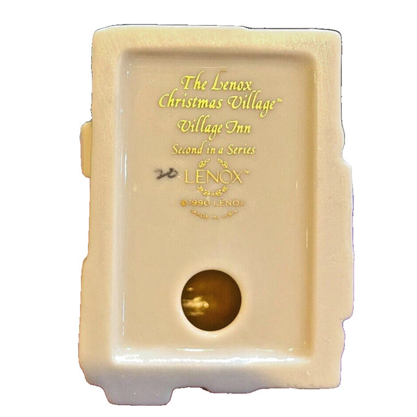 LENOX 1990 CHRISTMAS VILLAGE INN ORNAMENT