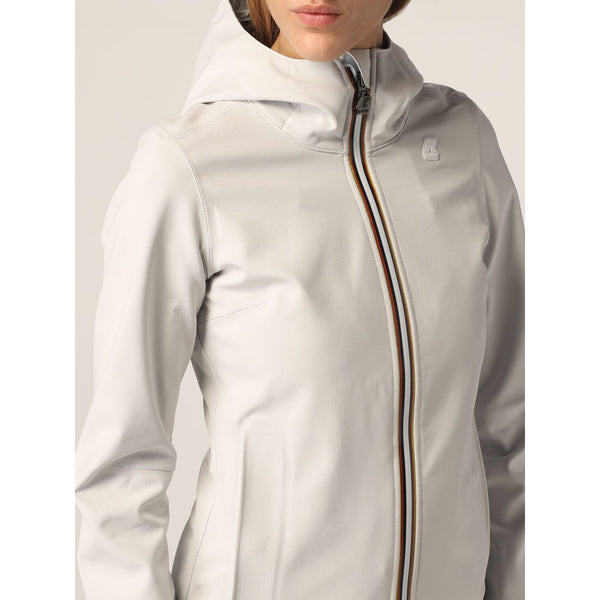 K-Way Women's Jacket Lil Bonded Micro Ripstop K008Jx0 Pink Papyrus Sz. 8 NWT