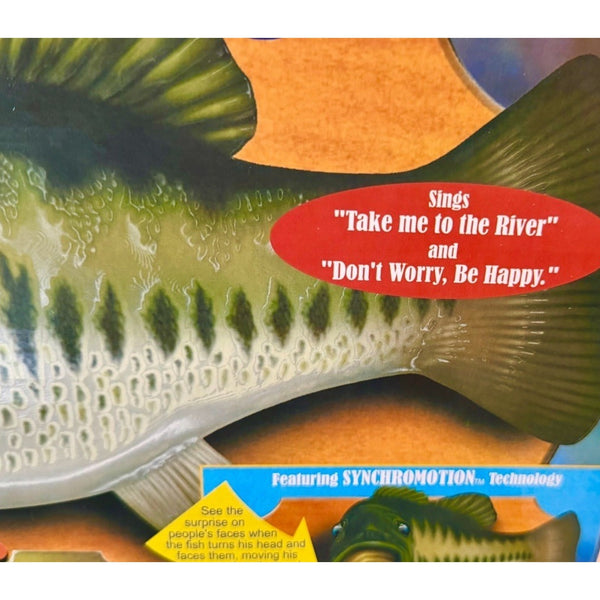 Big Mouth Billy Bass Gemmy Singing Talking Fish 1998 NEW in Box Motion Activated
