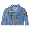 Arizona Harley Davidson Patches Denim Jean Motorcycle Jacket Sz. S Vintage