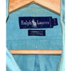 Ralph Lauren Yarmouth Dress Shirt Sz. 17 34 Blue Button Down 100% Cotton Vintage