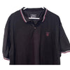 Firetrap Mens Lazer Polo Shirt Black Red Sz. 4XL