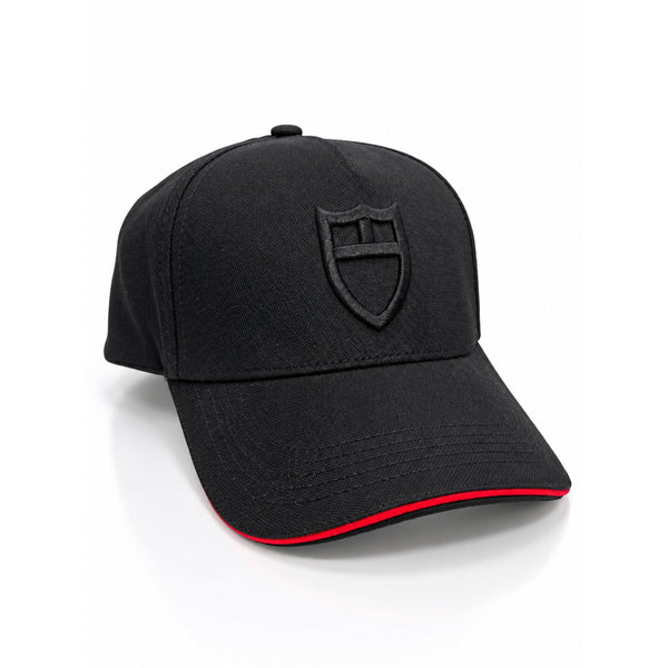 Tudor Born To Dare Baseball Cap Black Red Shield Logo Luxury Watch Hat NWOT