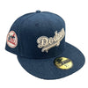 Los Angeles Dodgers Denim 1980 All Star New Era 59FIFTY Hat 7 1/2 MLB Fitted NWT