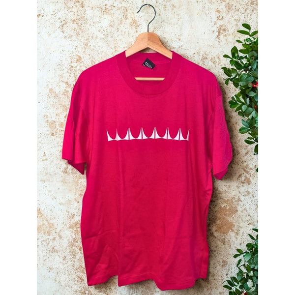 Herman Miller Eames T Shirt 90s Pink XL Screen Stars Best USA Rare Vintage