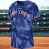 New York Mets Nike Royal Blue Camo Dri-Fit Jersey Men’s 2XL MLB NWOT Rare