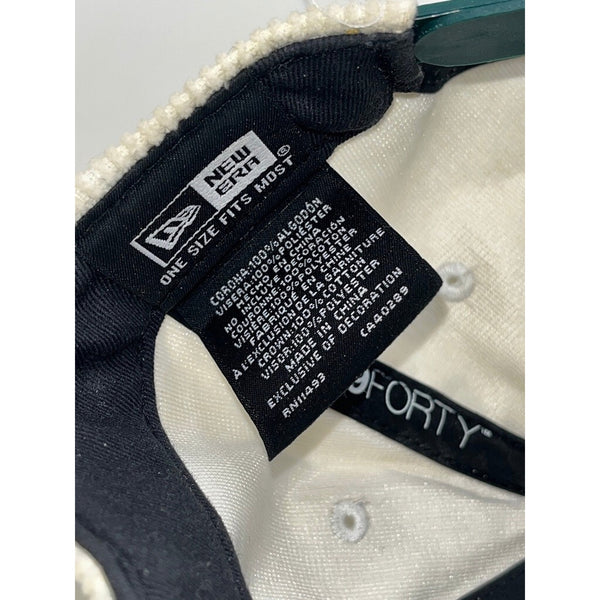 Los Angeles Dodgers New Era Corduroy 2 Tone 9FORTY A-Frame Snapback Hat EUC