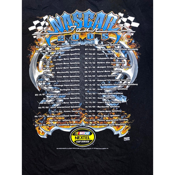 NASCAR Nextel Cup Racing T Shirt Y2K Sz. 2XL Vintage 2005