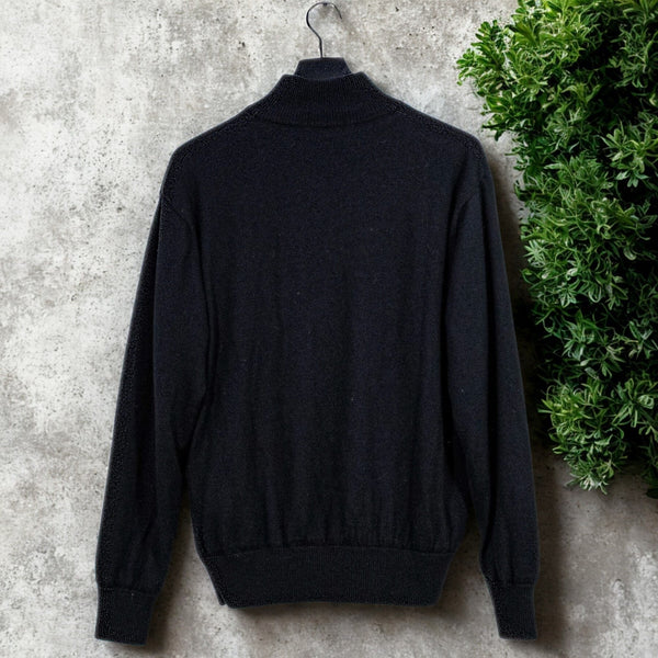 Old Course St. Andrews 1/4 Zip Wool Sweater Small Golf Pullover EUC Rare Vintage