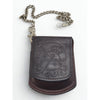 New York Yankees Danbury Mint Pocket Watch Chain Leather Belt Pouch MLB Rare