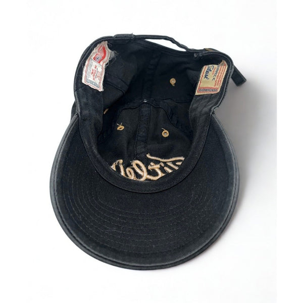 Titleist Wake Forest Hat Black Gold Adjustable Strapback Cap Sunfaded Golf