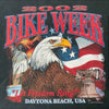 Bike Week 2002 Daytona Beach Florida “Let Freedom Ring” USA Men's T Shirt Sz. L
