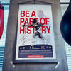 Larry Holmes “Be A Part Of History” Statue Poster Signed Peace 2010 Inscription
