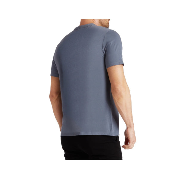 Mott & Bow Driggs Classic Crew Tee Mens Large Vintage Blue 100% Cotton Peru EUC