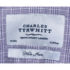 Charles Tyrwhitt Dress Shirt Non Iron Extra Slim Fit Plaid Purple Men's 16/33