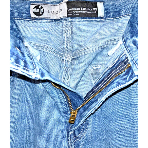 Levis SilverTab Jeans Light Wash Loose Relaxed Fit Skater 29x32 Vtg 90s Y2K