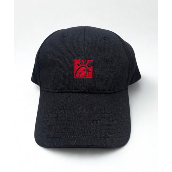 Chick-fil-A Team Member Work Hat Black Strapback OSFM Employee Uniform Cap NWOT