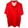 Redvanly Polo Shirt Mens XL Red Spotted Performance Stretch Golf Activewear