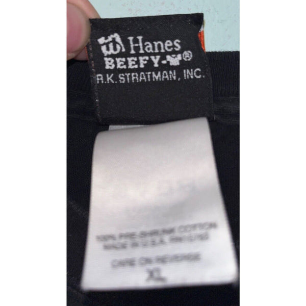 Harley Davidson Life Begins When You Get One Sacramento XL Hanes Beefy-T Biker T