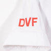 Diane Von Furstenberg Love Is Life Graphic T Shirt Womens Medium White DVF Tee