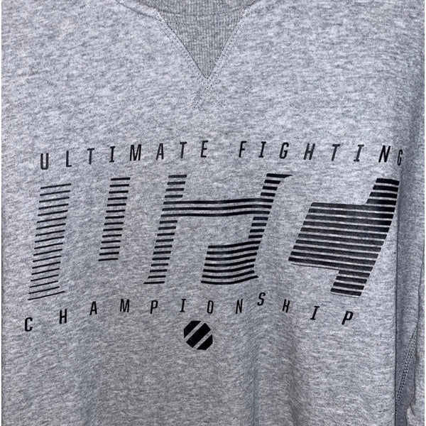 UFC Ultimate Fighting Championship Sweatshirt Mens XL Gray Crewneck MMA NWOT