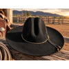 Milano Tuff Hedeman Roughstock 39 Cowboy Hat Black 6 7/8 XX Merino Wool USA