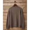 Brooks Brothers Mens L V-Neck Sweater Brown Wool Alpaca Cable Knit Vintage USA