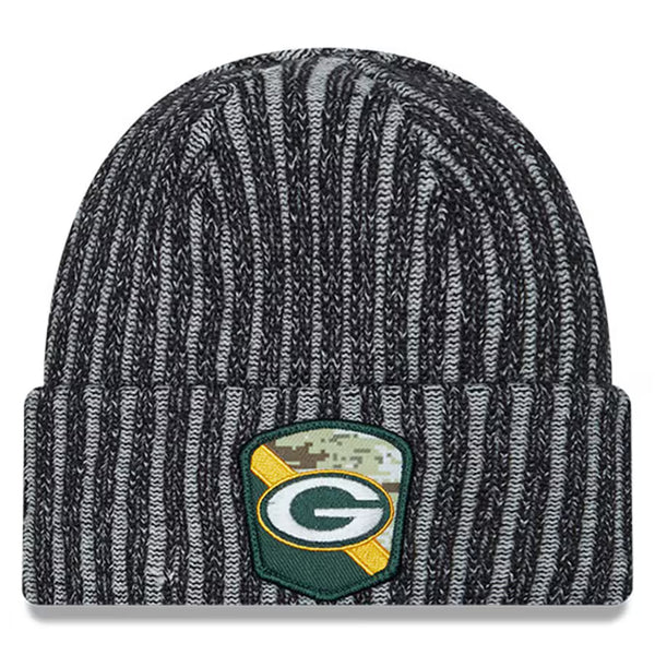 Green Bay Packers New Era Salute To Service Camo Knit Hat OSFM 2023 NWT
