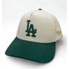 Los Angeles Dodgers New Era Corduroy 2 Tone 9FORTY A-Frame Snapback Hat EUC