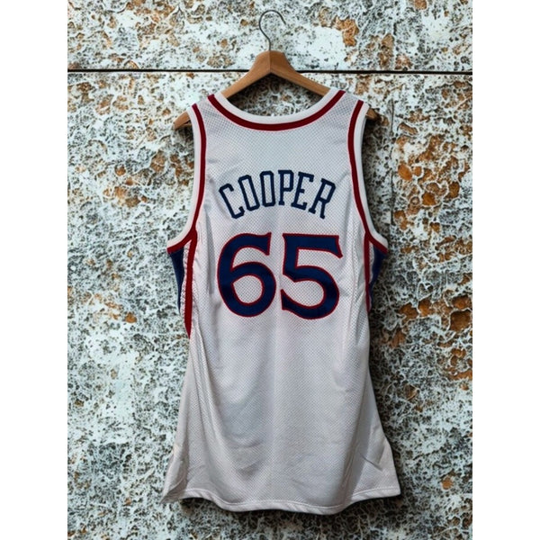 Philadelphia 76ers Team Issued Champion Jersey 52 +4 Cooper 65 Iverson Rookie Yr