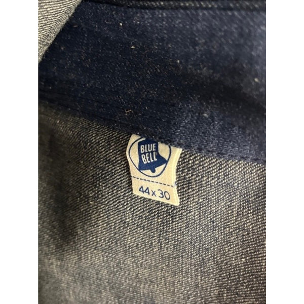 Blue Bell Carpenter Jeans 1940s Raw Denim Sanforized NOS 44x30 VTG Wrangler