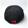 New York Yankees New Era 59FIFTY Fitted Hat 7 1/4 Skyline Y2K Wool MLB Black