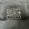 Coach Mia Opaque Sateen Black Op Art Tote Bag E1082-15758 Vintage EUC