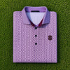 Greyson Manhattan Woods Golf Polo Shirt Sz. M Purple Moonshine Performance
