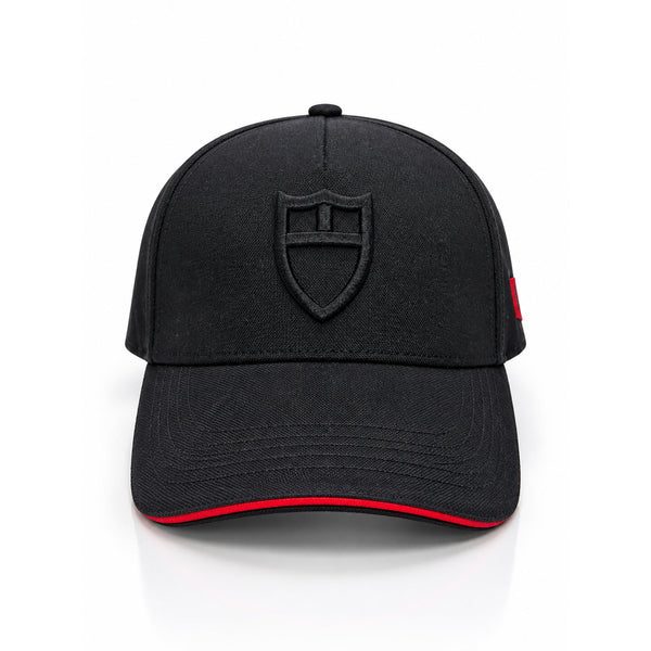 Tudor Born To Dare Baseball Cap Black Red Shield Logo Luxury Watch Hat NWOT