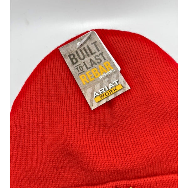 Ariat Rebar Christmas Embroidered Women’s Beanie 3M Thinsulate Stretch Elite NWT