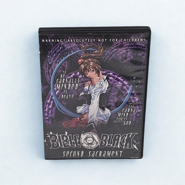 Bible Black Second Sacrament DVD 2001 Kitty Media Anime OOP Adult Preowned
