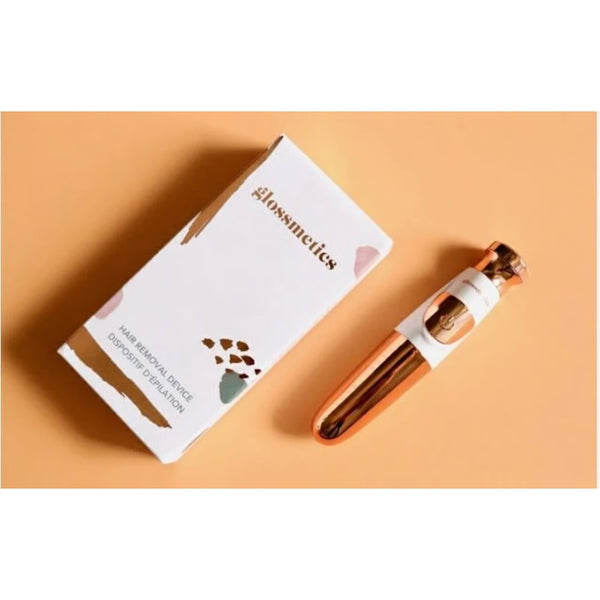 Glossmetics Wireless Facial Hair Remover Painless Electric Shaver Rose Gold