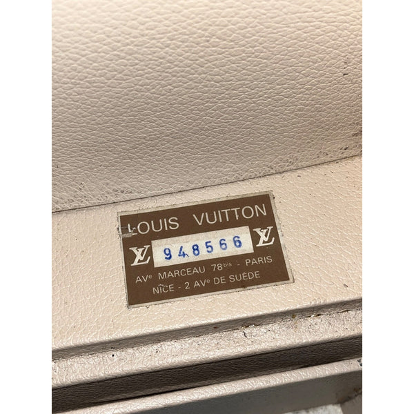 Louis Vuitton Rare Monogram "Ideal" Trunk Antique Steamer Travel Luggage