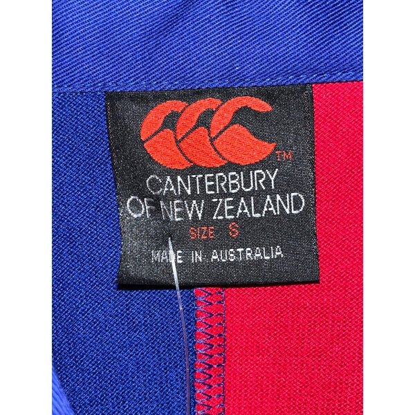 Canterbury Rugby Collared Shirt Vintage Sz. S Color Block Modern Terminals RARE