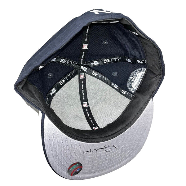 Mariano Rivera New York Yankees MLB HOF 42 Pinstripe Hat New Era Sz 8 Fitted 59Fifty