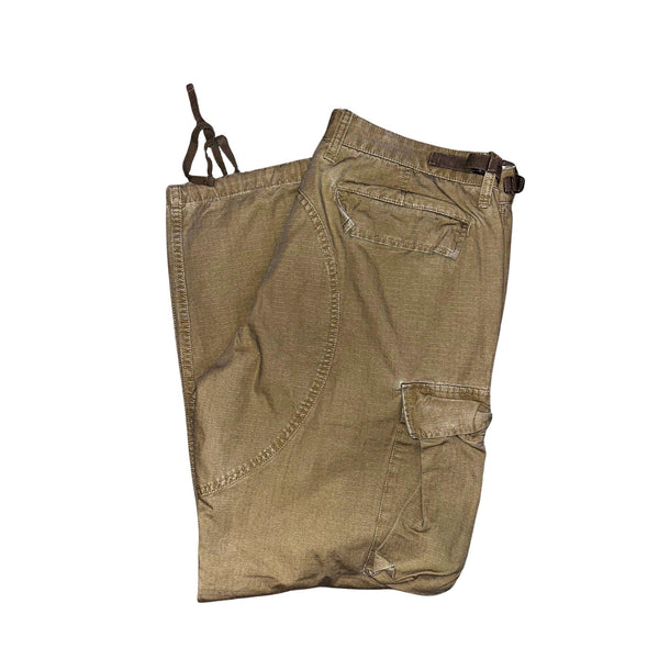 Wallace & Barnes J. Crew Ripstop Brigade Cargo Pants 34x30 Military Baggy Y2K