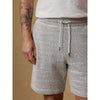 Faherty Whitewater Sweatshorts Men's M Grey Shell Jacquard Knit Organic Cotton